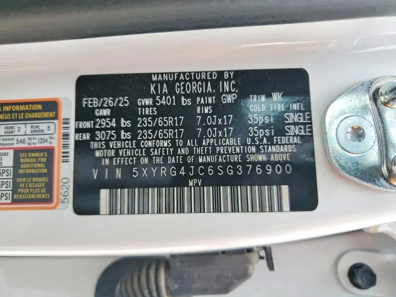 2025 KIA SORENTO LX  