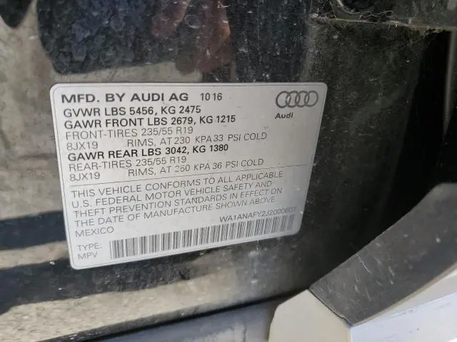 2018 AUDI Q5 PREMIUM  