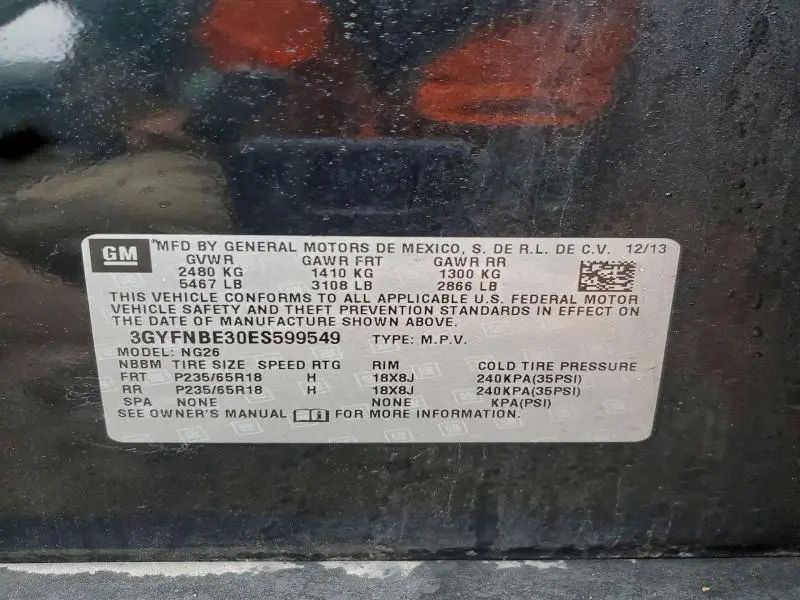 2014 CADILLAC SRX LUXURY COLLECTION  