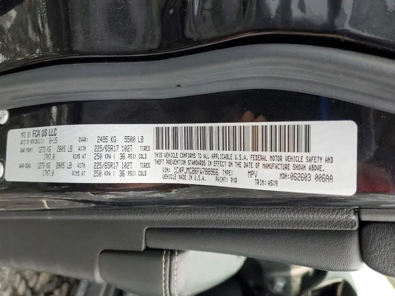 2015 JEEP CHEROKEE LATITUDE  