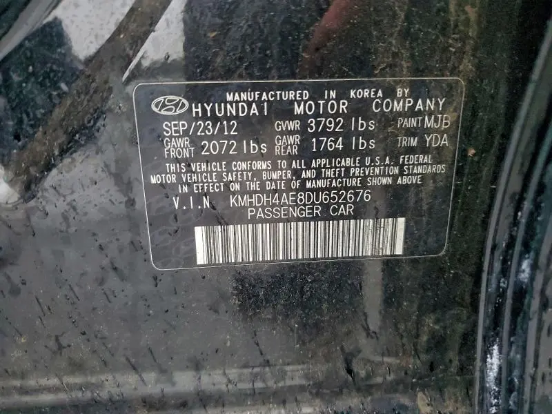 2013 HYUNDAI ELANTRA GLS  