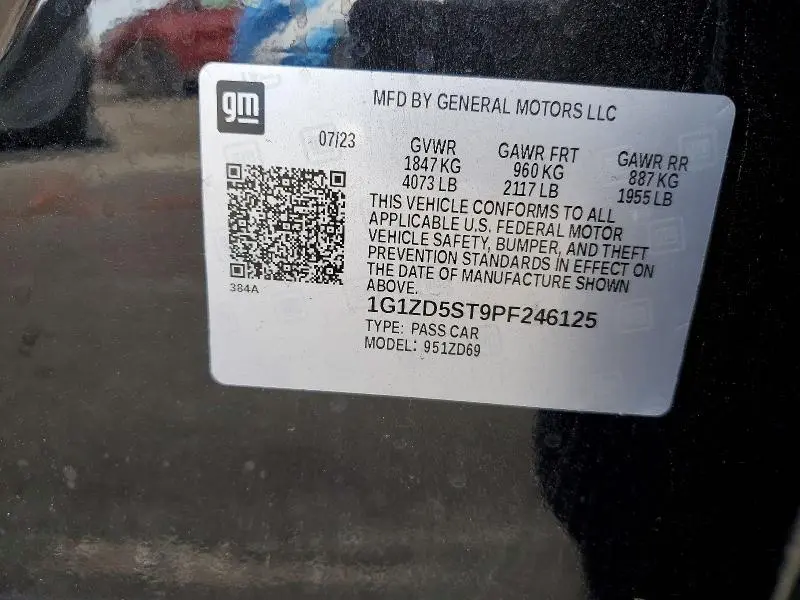 2023 CHEVROLET MALIBU LT  