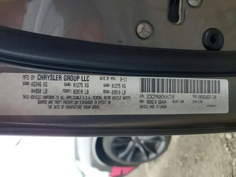 2012 DODGE CHALLENGER SXT  