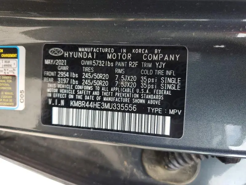 2021 HYUNDAI PALISADE   