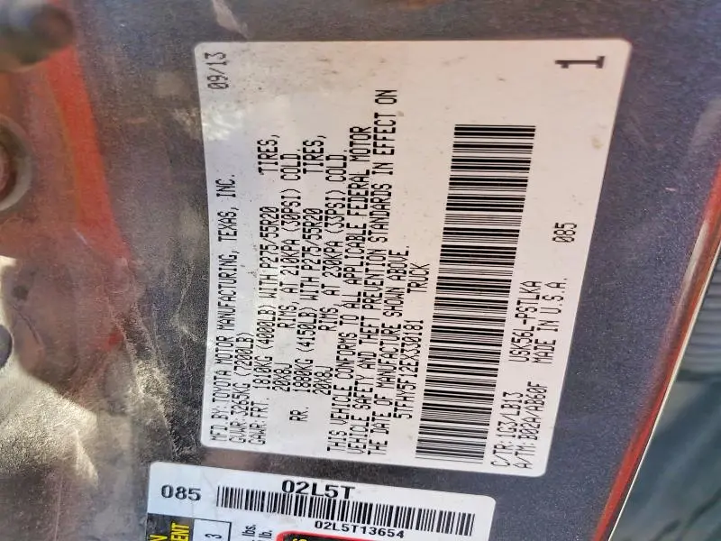 2014 TOYOTA TUNDRA CREWMAX LIMITED  