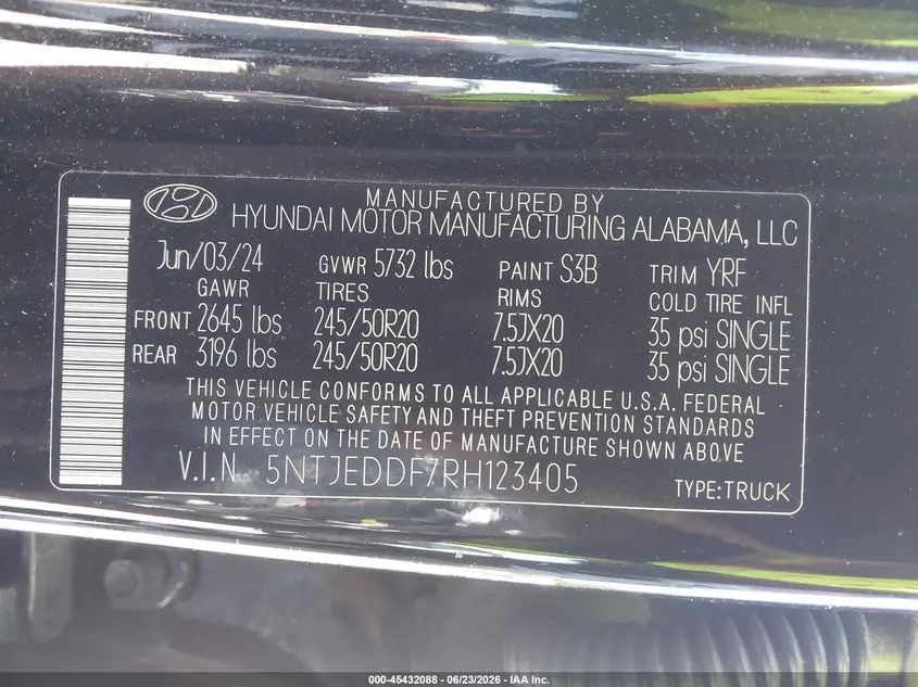 2024 HYUNDAI SANTA CRUZ LIMITED