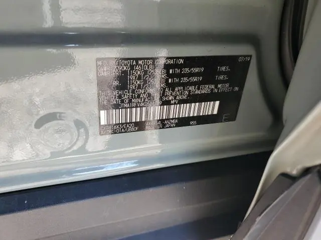 2019 TOYOTA RAV4 XLE PREMIUM  