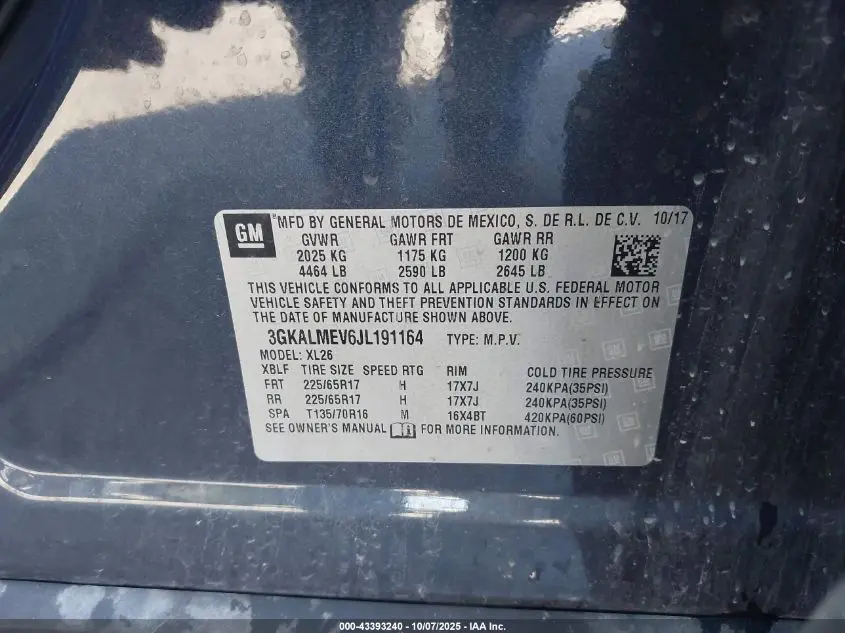 2018 GMC TERRAIN SLE