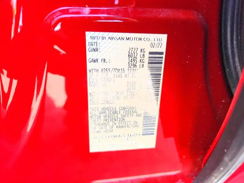 2022 NISSAN FRONTIER S  