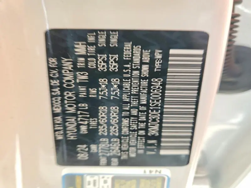 2025 HYUNDAI TUCSON SEL CONVENIENCE  