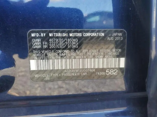 2014 MITSUBISHI LANCER GT