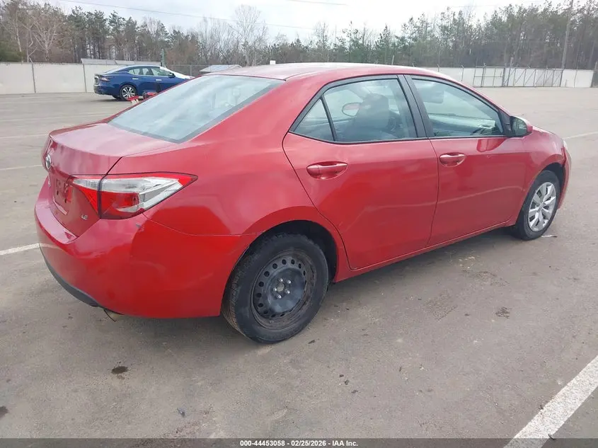 2016 TOYOTA COROLLA LE