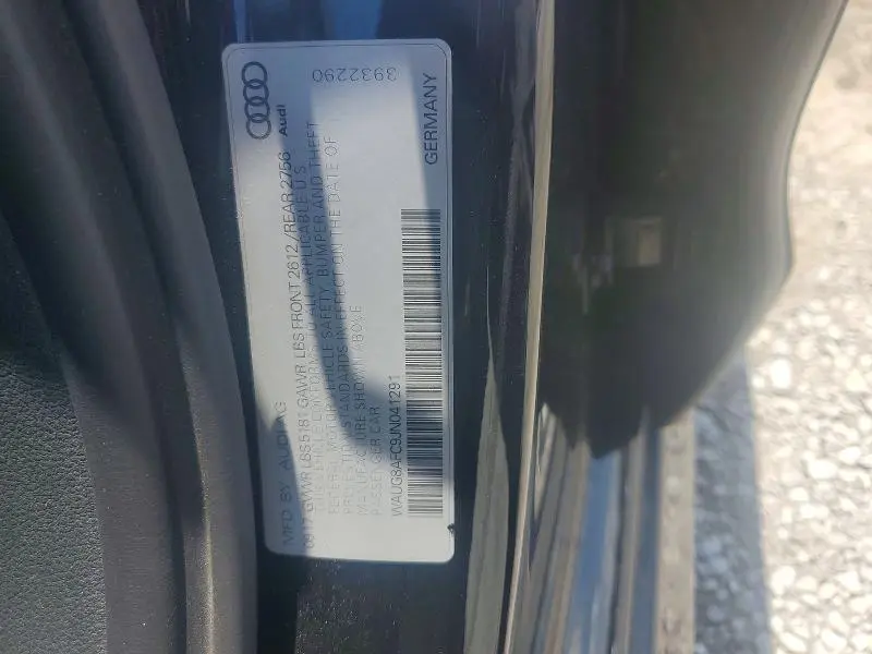 2018 AUDI A6 PREMIUM PLUS  