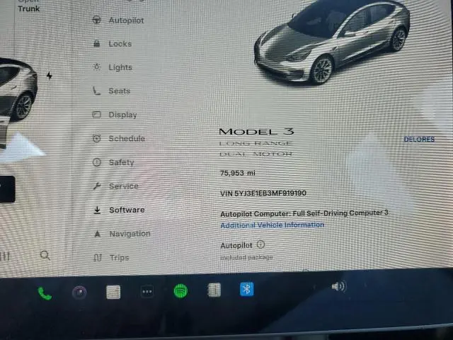 2021 TESLA MODEL 3   