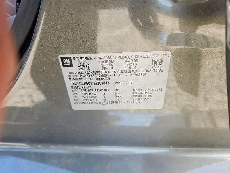 2017 GMC SIERRA K1500 DENALI  