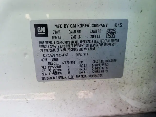 2022 BUICK ENCORE PREFERRED  