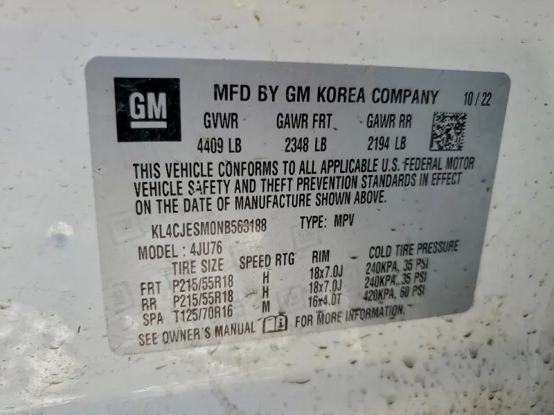 2022 BUICK ENCORE PREFERRED  