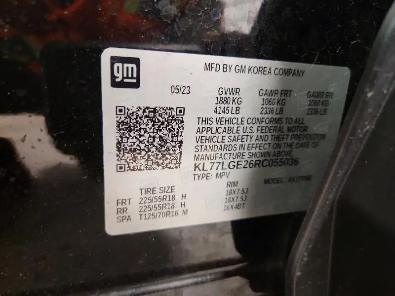 2024 CHEVROLET TRAX 1RS  