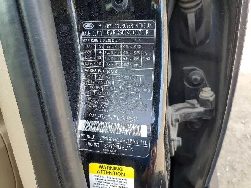 2011 LAND ROVER LR2 HSE  