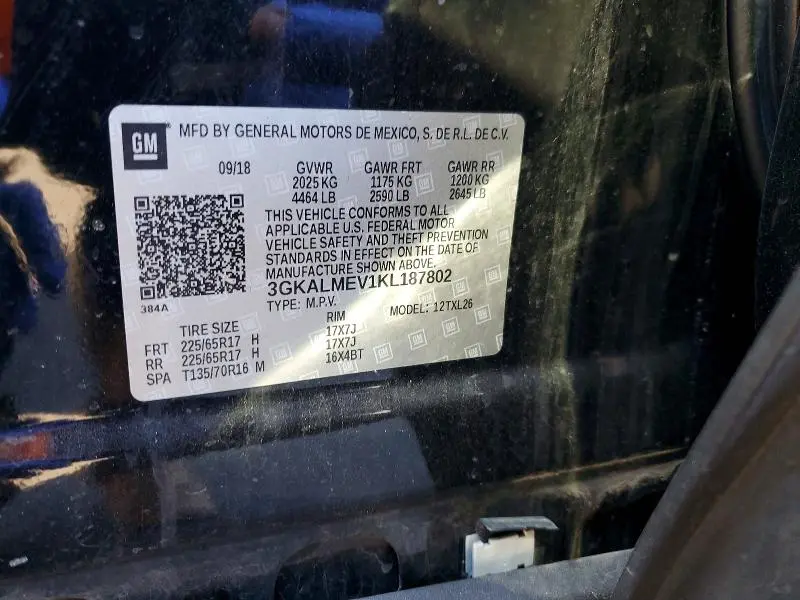 2019 GMC TERRAIN SLE  