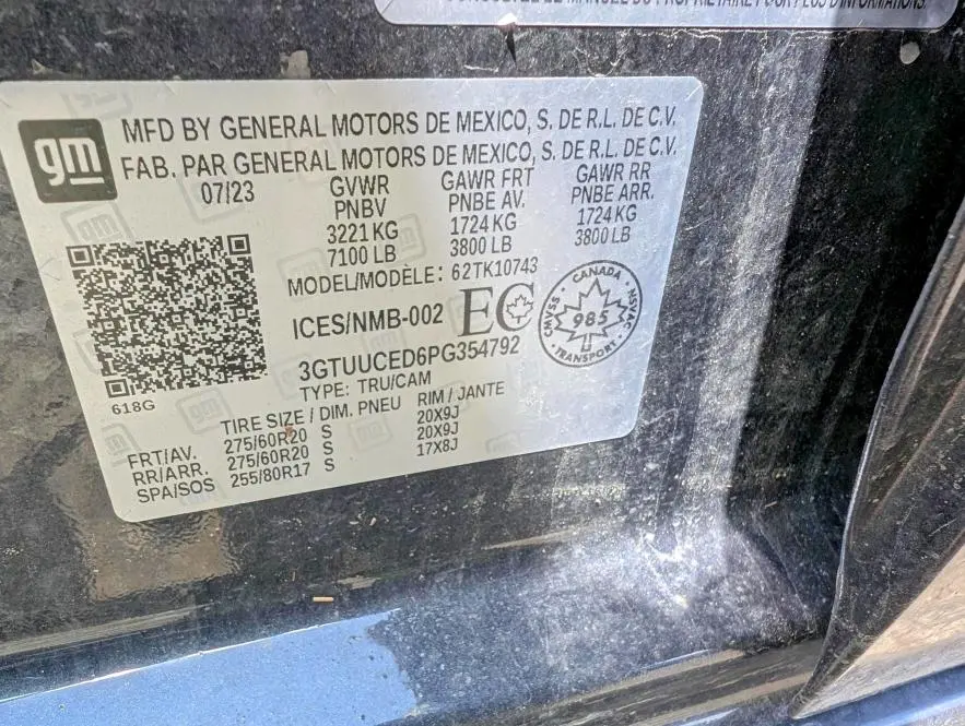 2023 GMC SIERRA K1500 ELEVATION  