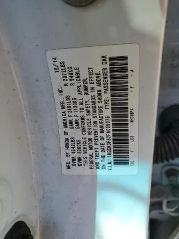 2015 HONDA ACCORD EXL  