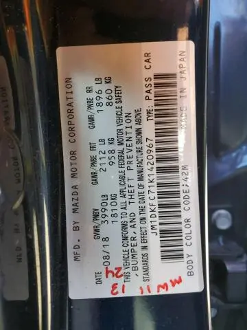 2019 MAZDA CX-3 TOURING  