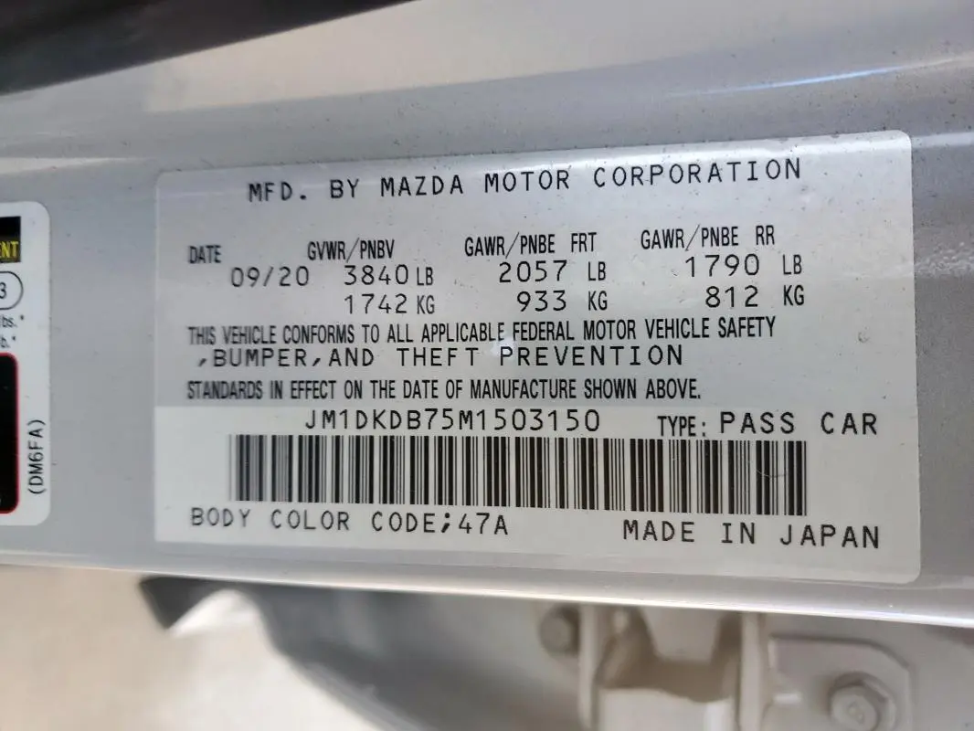 2021 MAZDA CX-3 SPORT