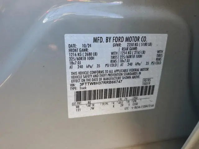 2024 FORD MAVERICK XLT  