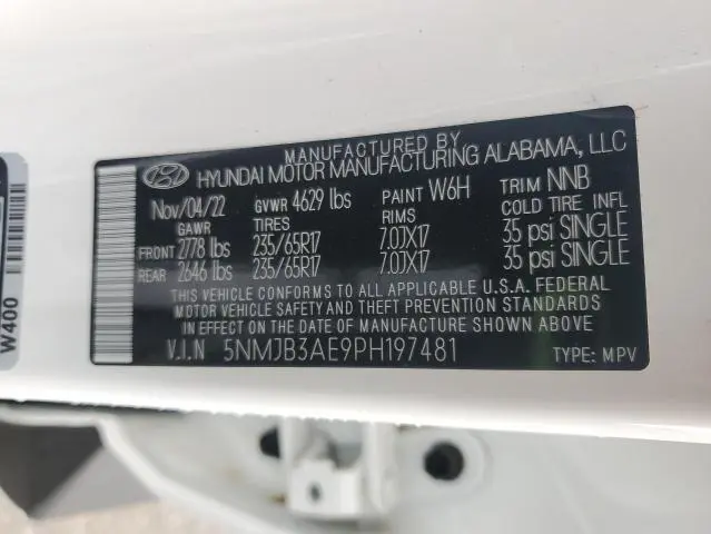 2023 HYUNDAI TUCSON SEL  