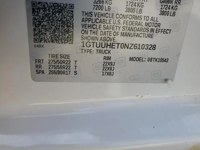 2022 GMC SIERRA K1500 DENALI ULTIMATE  