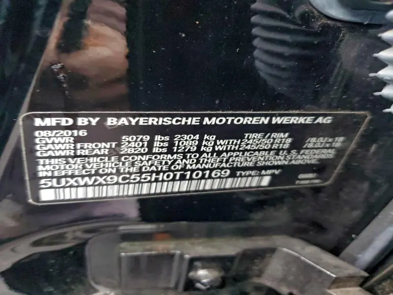 2017 BMW X3 XDRIVE28I  