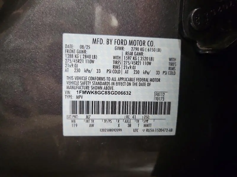 2025 FORD EXPLORER ST  