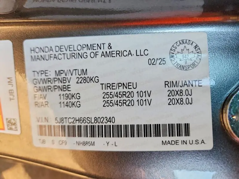 2025 ACURA RDX A-SPEC  