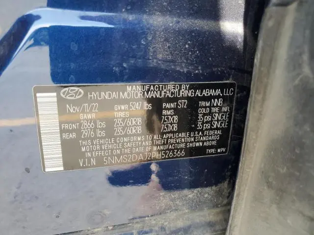 2023 HYUNDAI SANTA FE SEL  