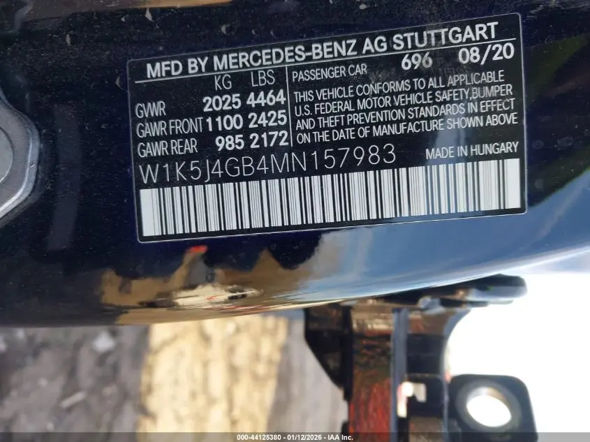 2021 MERCEDES-BENZ CLA 250  