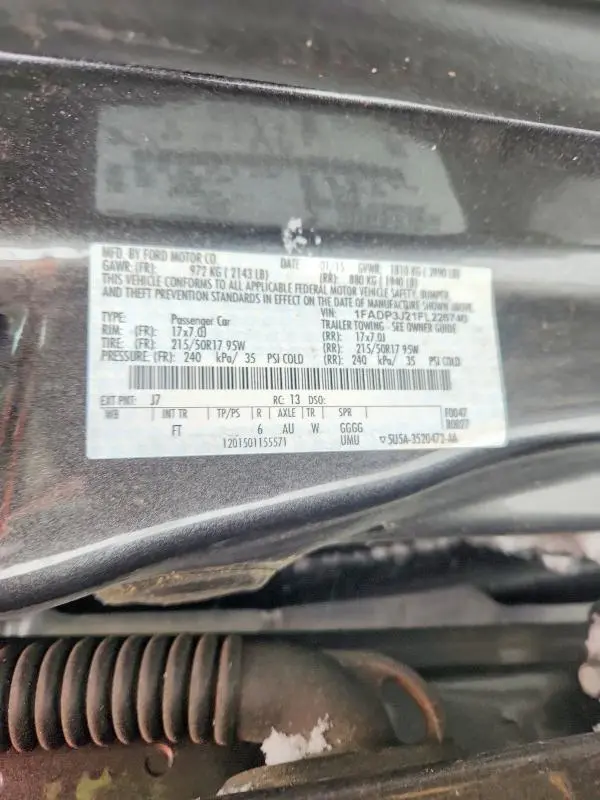 2015 FORD FOCUS TITANIUM  