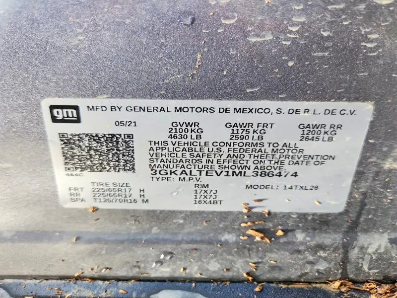 2021 GMC TERRAIN SLE  
