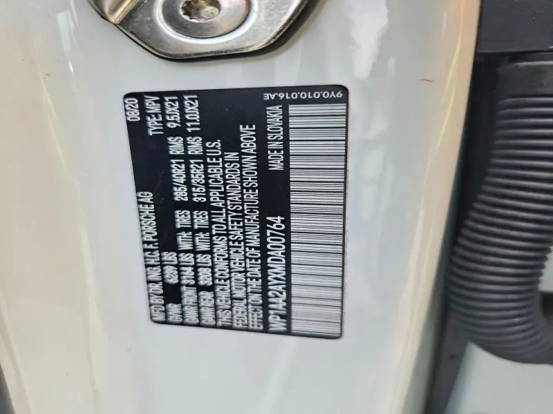2021 PORSCHE CAYENNE   
