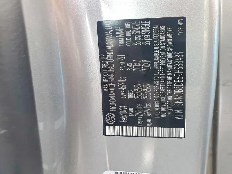 2024 HYUNDAI TUCSON SEL  