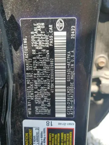 2013 TOYOTA AVALON BASE  