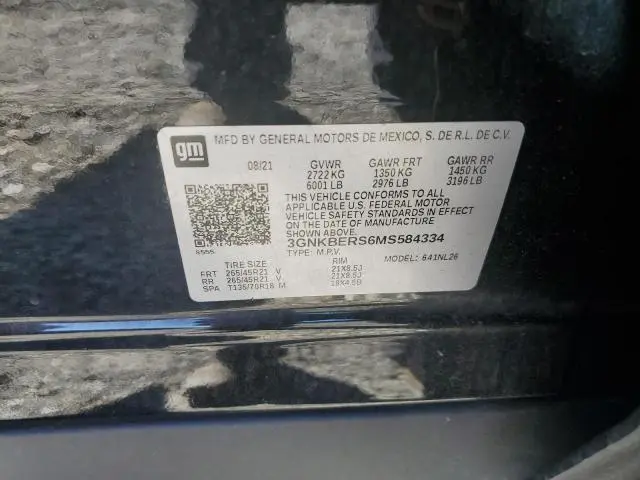 2021 CHEVROLET BLAZER RS  