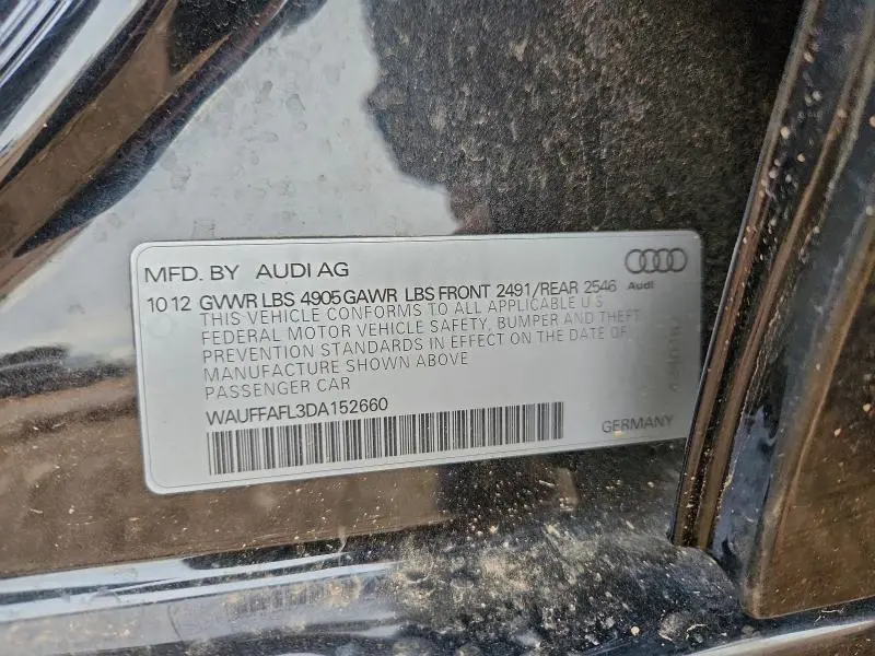 2013 AUDI A4 PREMIUM PLUS  