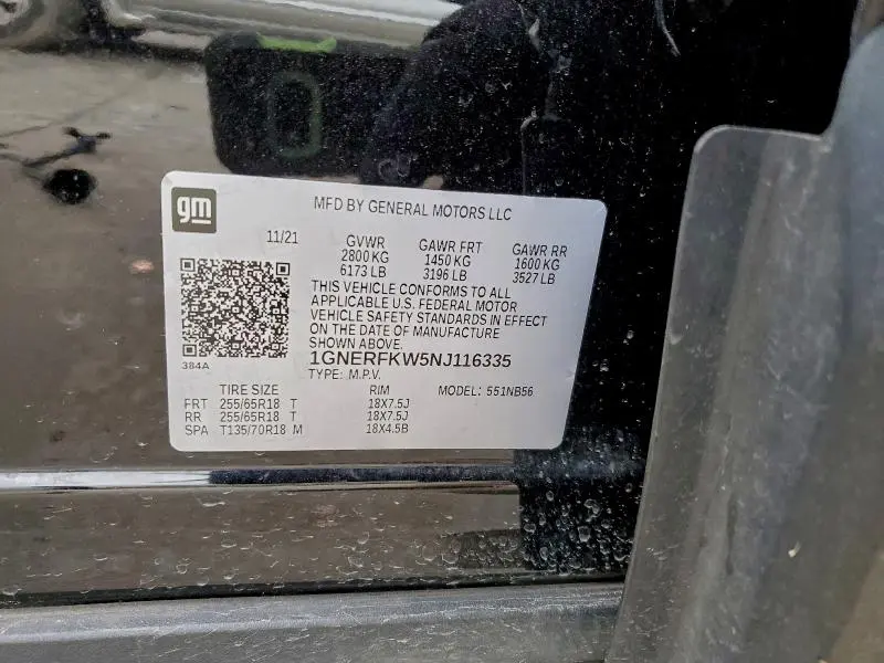 2022 CHEVROLET TRAVERSE LS  