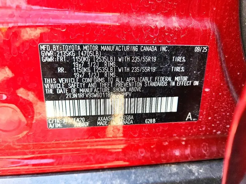 2025 TOYOTA RAV4 LIMITED  