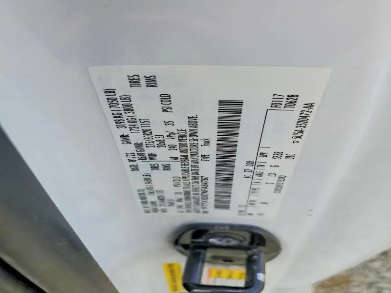 2022 FORD F150 SUPER CAB  