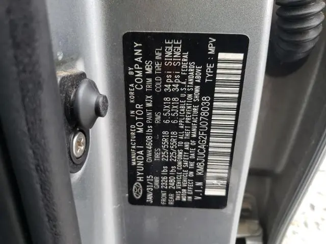 2015 HYUNDAI TUCSON LIMITED  