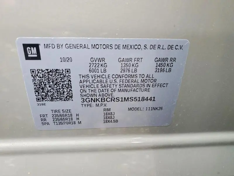 2021 CHEVROLET BLAZER 2LT  