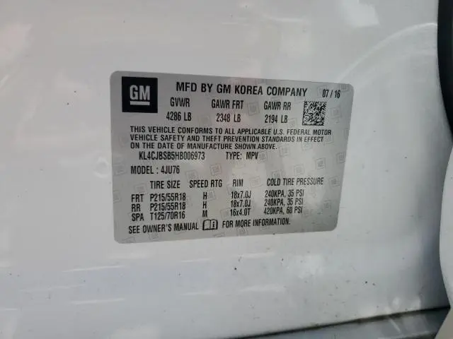 2017 BUICK ENCORE PREFERRED II  