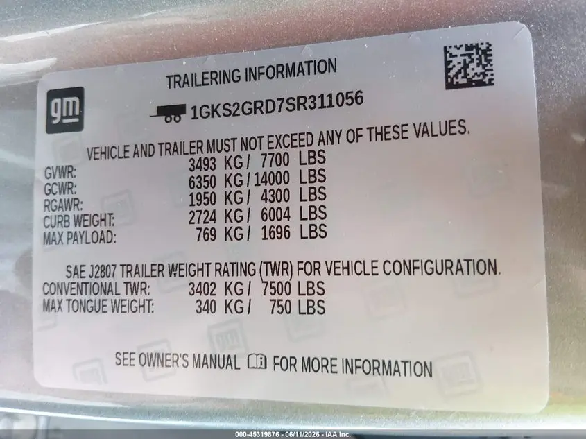 2025 GMC YUKON XL 4WD ELEVATION